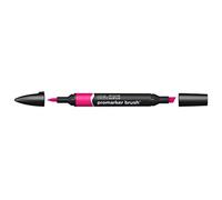 Winsor & Newton 0204380 - Penarello a Doppia Punta, Rosa (Magenta), Singolo, 1 Pezzo