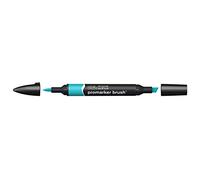 Winsor & Newton 0204654 - Penarello a Doppia Punta, Verde (Turquoise), Singolo, 1 Pezzo