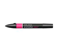 Winsor & Newton 0205406 ProMarker Neon - Pennarello professionale a 2 punte, fine e largo per disegni, design e layout - rosa elettrico - neon