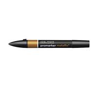 Winsor & Newton 0206690 ProMarker Metallic, marcatore professionale per layout - 2 punte, fine e largo per disegni, design e layout - Rame metallizzato