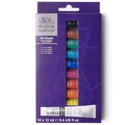 Winsor & Newton 1590271 Artisan pittura ad olio miscibile con acqua, alta concentrazione di pigmenti, buona opacità e resistenza alla luce - set iniziale 10 colori in tubetti da 12 ml