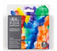 Winsor & Newton 190836 Set di Acquerelli Professionali - Set da 6 tubetti da 5ml, Colori Winsor