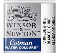 Winsor & Newton 301696 Cotman Colori Acquerello, Viridian, Bianco (Chinesischweiß), 1 unità (Confezione da 1)