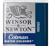 Winsor & Newton 301696 Cotman Colori Acquerello, Viridian, Bianco (Indigo), 1.9x1.6x1.1 cm