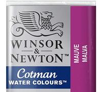 Winsor & Newton 301696 Cotman Colori Acquerello, Viridian, Mauve, 1.9x1.6x1.1 cm, 5 unità