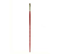 Winsor & Newton 5189704 - Pennello, Legno, transparent, kurz Flachpinsel/Breitpinsel, langer Stiel - Nr. 8-7 mm