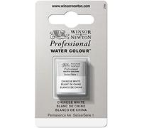 Winsor & Newton 8840169 Professional - Vernici ad acquerello, vivaci e resistenti alla luce, pigmenti per artisti nella concentrazione più forte, 1/2 GODET Bianco Di Cina ROW