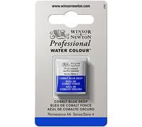 Winsor & Newton 8840172 Professional - Vernici ad acquerello, vivaci e resistenti alla luce, pigmenti per artisti nella concentrazione più forte, 1/2 GODET Blu Di Cobalto Scuro ROW