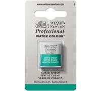 Winsor & Newton 8840173 Professional - Vernici ad acquerello, vivaci e resistenti alla luce, pigmenti per artisti nella concentrazione più forte, 1/2 GODET Verde Di Cobalto ROW