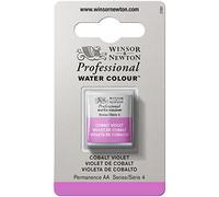 Winsor & Newton 8840176 Professional - Vernici ad acquerello, vivaci e resistenti alla luce, pigmenti per artisti nella concentrazione più forte, 1/2 GODET Viola Di Cobalto ROW