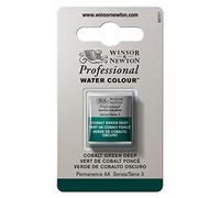 Winsor & Newton 8840245 Professional - Vernici ad acquerello, vivaci e resistenti alla luce, pigmenti per artisti nella concentrazione più forte, 1/2 GODET Verde Cobalto Scuro ROW