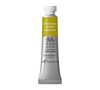 Winsor & Newton 8840269 Professional - Vernici ad acquerello, vivaci e resistenti alla luce, pigmenti per artisti nella concentrazione più forte, tubo da 5 ml, Verde Oro ROW