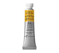 Winsor & Newton 8840304 Professional - Vernici ad acquerello, vivaci e resistenti alla luce, pigmenti per artisti nella concentrazione più forte, tubo da 5 ml, Giallo Di Cadmio Scuro ROW