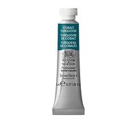 Winsor & Newton 8840310 Professional - Vernici ad acquerello, vivaci e resistenti alla luce, pigmenti per artisti nella concentrazione più forte, tubo da 5 ml, Turchese Di Cobalto ROW