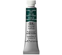 Winsor & Newton Vernici ad acquerello Professional – resistente alla luce – 5 ml Verde Cobalto Scuro