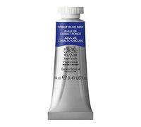 Winsor & Newton 8840503 Professional - Vernici ad acquerello, vivaci e resistenti alla luce, pigmenti per artisti nella concentrazione più forte, tubo da 14 ml, Blu Di Cobalto Scuro ROW