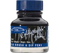 Winsor & Newton Calligraphy 1111030 - Flacone di inchiostro, 30 ml, colore: Nero