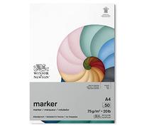 Winsor & Newton Carta Bleedproof per Marker 75 g - A4-50 Fogli