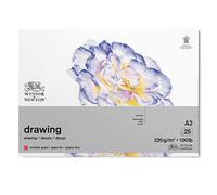 Winsor & Newton Carta Disegno - Blocco Grana Fine 220 g - A2-25 Fogli