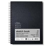 Winsor & Newton Carta Schizzo - Taccuino da Viaggio a Spirale 170 g - A4-50 Fogli