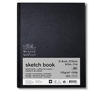 Winsor & Newton Classico Libro da Schizzo, Carta, Bianco Naturale, 22,9 x 30,5 cm - 80 Blatt Skizzenpapier im Block, unità