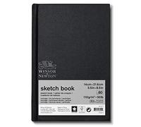 Winsor & Newton Classico Sketch Book, Carta, Bianco Naturale, 17,8 x 25,4 cm - 80 Blatt Skizzenpapier im Block, unità