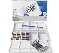 Winsor & Newton Cotman Acquerello Pittura Scatola Colori Misto Set da Viaggio
