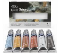 Winsor & Newton Cotman - Set 6 tubi da 8ml con colori metallici