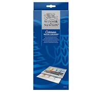 Winsor & Newton Cotman Watercolour, set da studio, 45 acquerelli e 1 pennello