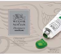 Winsor & Newton Designers Gouache - Set di Iniziazione gouache professionale da 10 tubi da 14 ml, colori assortiti, per design, illustrazione, arti grafiche