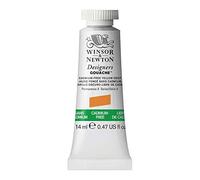 Winsor & Newton Designers Gouache, vernici fine per artisti, Pigmenti di qualità, copertura ottimale, Qualità d'archivio, Tubo da 14 ml - GIALLO SCURO PRIVO DI CADMIO
