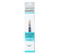 Winsor&Newton - Foundation 3 Pennelli Acquarello - Round 2,4,6
