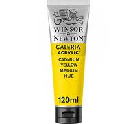 Winsor & Newton Galeria Colore Acrilico 120 Ml - Giallo Di Cadmio Medio Imitazione
