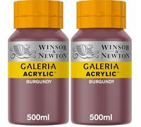 Winsor & Newton Galeria Colore Acrilico 500ml - Bordeaux (Confezione da 2)