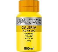 Winsor & Newton Galeria Colore Acrilico 500ml - Giallo Di Cadmio Medio Imitazione