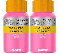 Winsor & Newton Galeria Colore Acrilico 500ml - Rosa Opera (Confezione da 2)