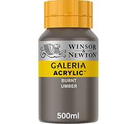 Winsor & Newton Galeria Colore Acrilico 500Ml Terra D'Ombra Bruciata, Marrone, 500 Ml