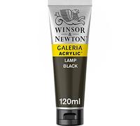 Winsor & Newton Galeria Colore Acrilico - Nero Bugia - 120 ml (Confezione da 1)