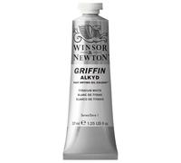 Winsor & Newton Griffin Alkyd - Colore a olio, 37 ml, Bianco titanio