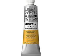 Winsor & Newton Griffin Alkyd - Colore a olio, 37 ml, Giallo di cadmio medio