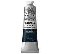 Winsor & Newton Griffin Alkyd - Colore a olio, 37 ml, Nero fumo
