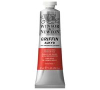 Winsor & Newton Griffin Alkyd - Colore a olio, 37 ml, Rosso di cadmio medio
