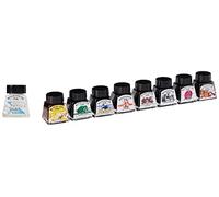 Winsor & Newton Inchiostro Colorato Da Disegno 14 Ml - Bianco, Giallo, Rosso Vermiglio, Porpora, Oltremare, Verde Brillante, Marrone Torba, Nero Indiano - Acquerello