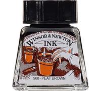 Winsor & Newton Inchiostro di China 14 ml - Marrone Torba