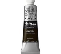 Winsor & Newton Olio Idrosolubile Artisan, Colori a Olio, Senza Solventi, Miscibile con L'acqua, Tubo di 37 ML, Colore Nero Bugia