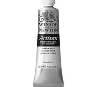 Winsor & Newton Olio Idrosolubile Artisan, Colori a Olio, Senza Solventi, Miscibile con L'acqua, Tubo di 37 ML, Colore Bianco di Titanio