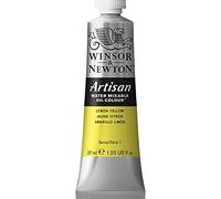 Winsor & Newton Olio Idrosolubile Artisan, Colori a Olio, Senza Solventi, Miscibile con L'acqua, Tubo di 37 ML, Colore Giallo di Limone Imitazione