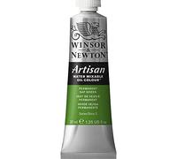 Winsor & Newton Olio Idrosolubile Artisan, Colori a Olio, Senza Solventi, Miscibile con L'acqua, Tubo di 37 ML, Colore Verde Vescica Permanente