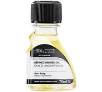 Winsor & Newton, Olio Medio Raffinato Olio di Lino 75 ml (confezione da 1)