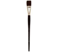 Winsor & Newton Pennello Galeria per Colori Acrilici - Manico Lungo - Piatto Pelo Corto N 28